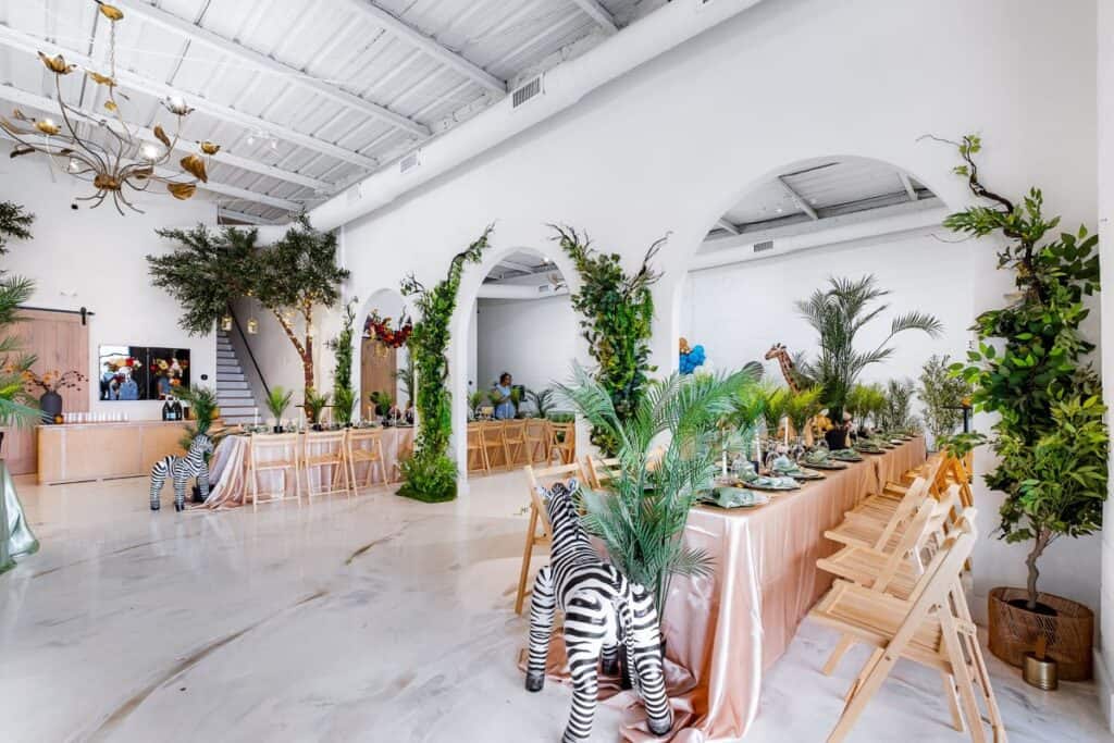 baby shower at Magical gallery and garden