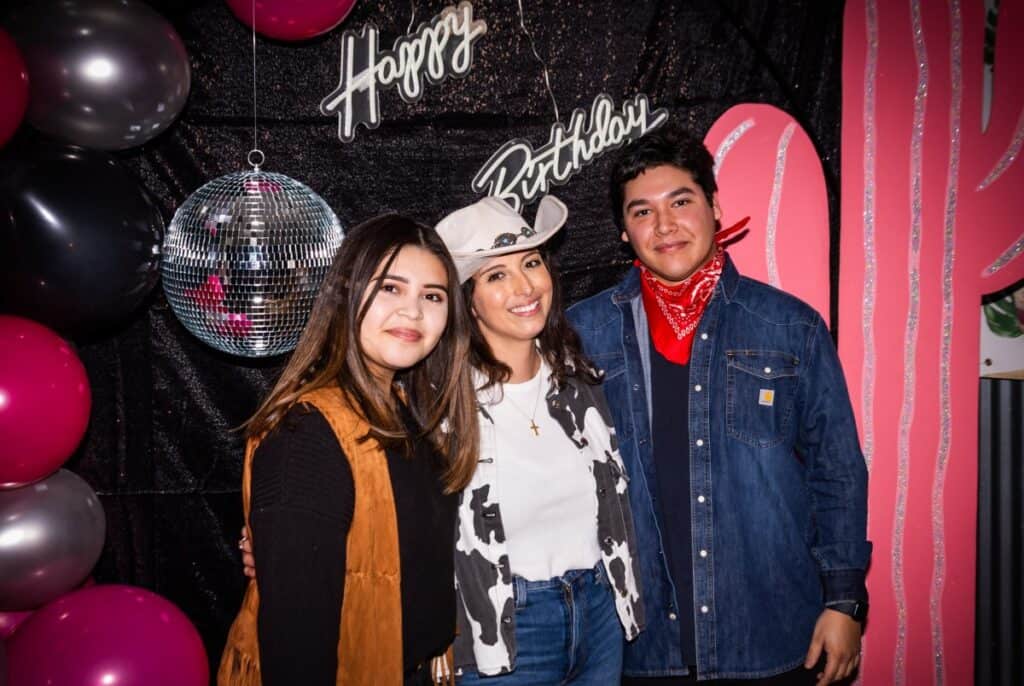 birthday party at a Mission Bay Cafe